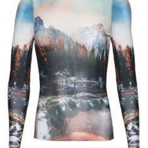 AFRM Multicolor Scenic Long Sleeve Top